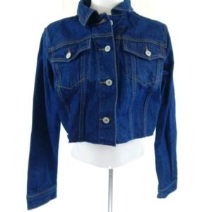 John Galt Cropped Denim Jacket